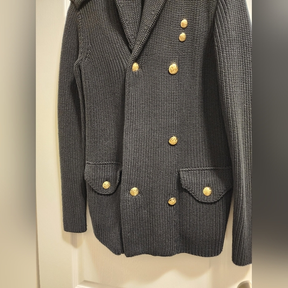 Polo by Ralph Lauren Navy Jacket with Gold Buttons - Picture 3 of 6